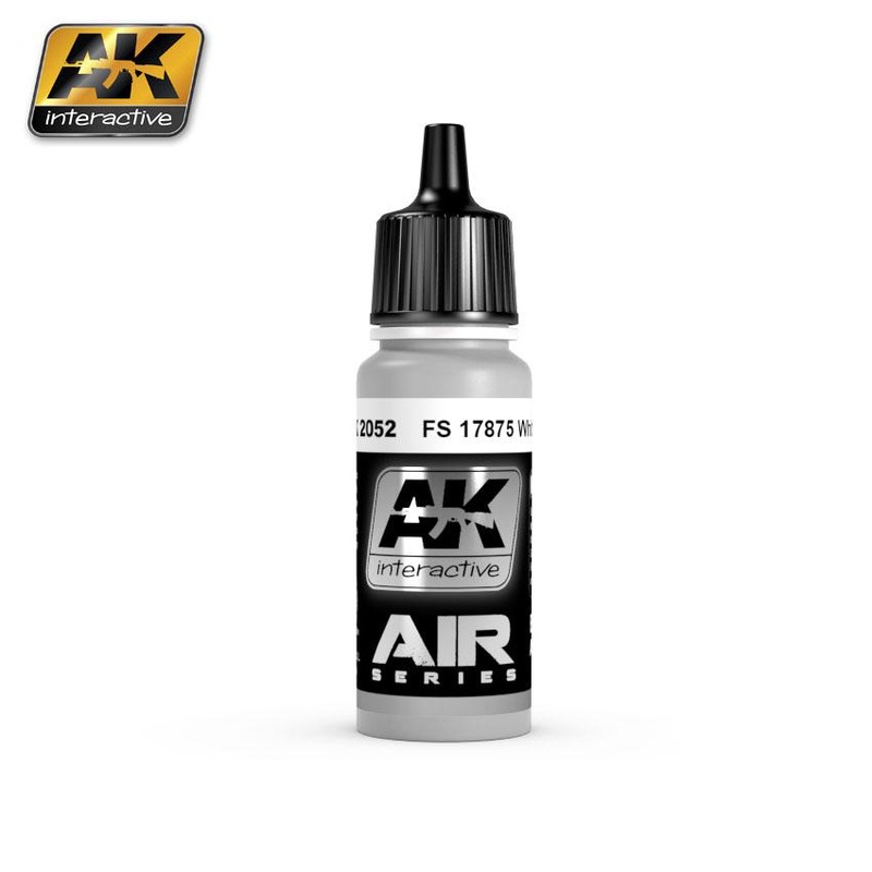 AK ACRYLIC PAINT AIRCRAFT SERIES FS 17875 WHITE- 17ml
