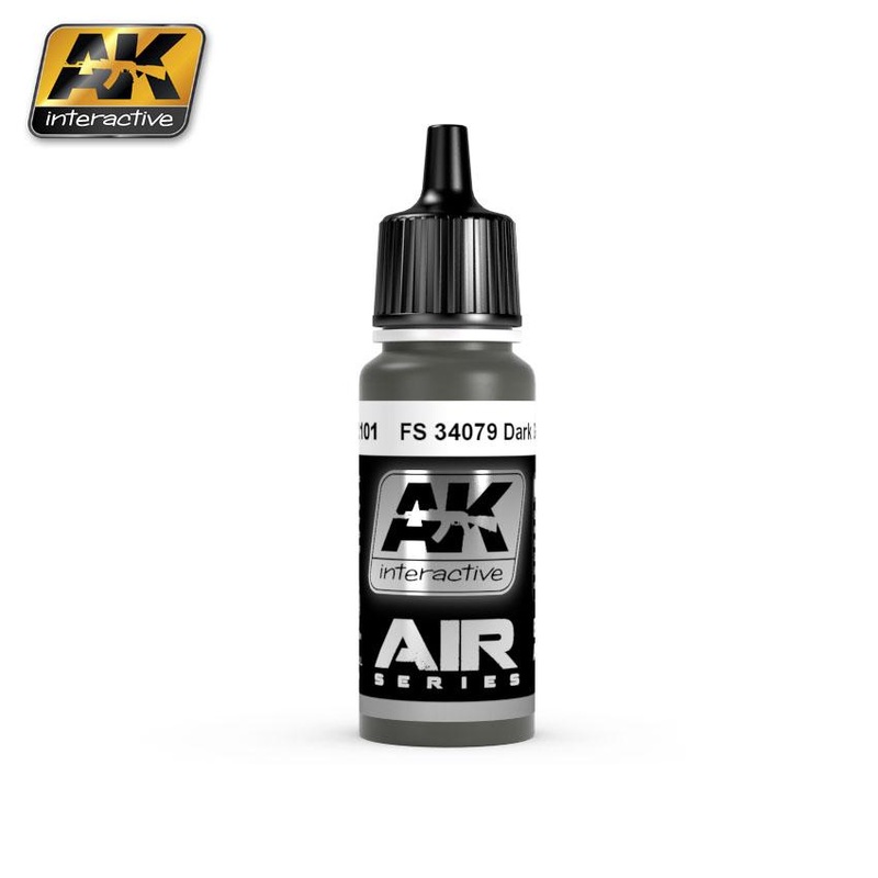 AK ACRYLIC PAINT AIRCRAFT SERIES FS 34079 DARK GREEN- 17ml
