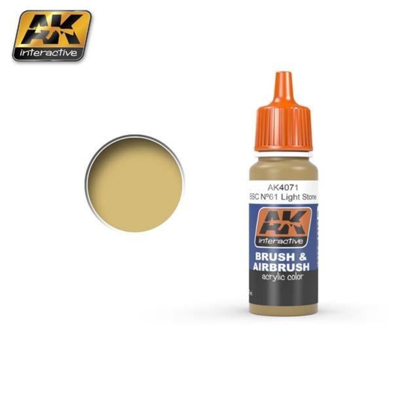 AK ACRYLIC PAINT KHAKI DRAB- 17ml