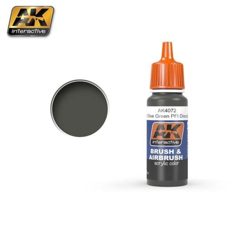 AK ACRYLIC PAINT KHAKI GREEN – 17ml