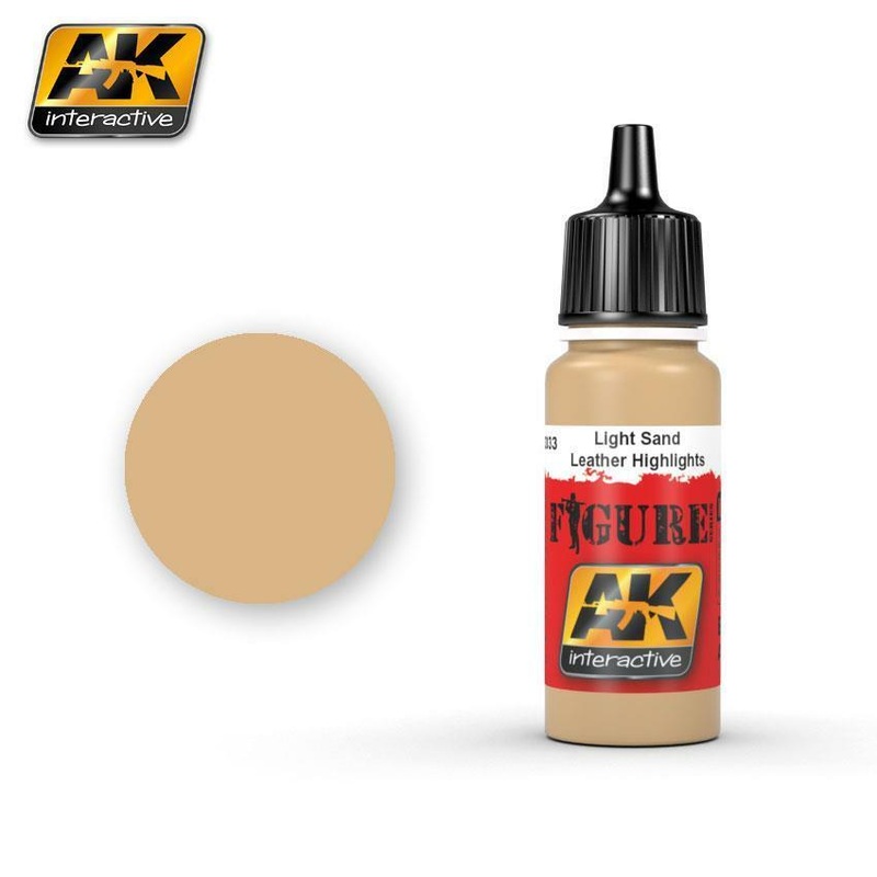 AK ACRYLIC PAINT LIGHT SAND / LEATHER HIGHLIGHTS- 17ml