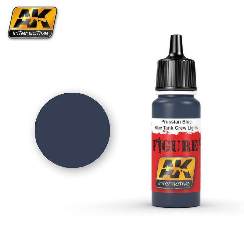 AK ACRYLIC PAINT PRUSSIAN BLUE / BLUE TANK CREW LIGHTS – 17ml