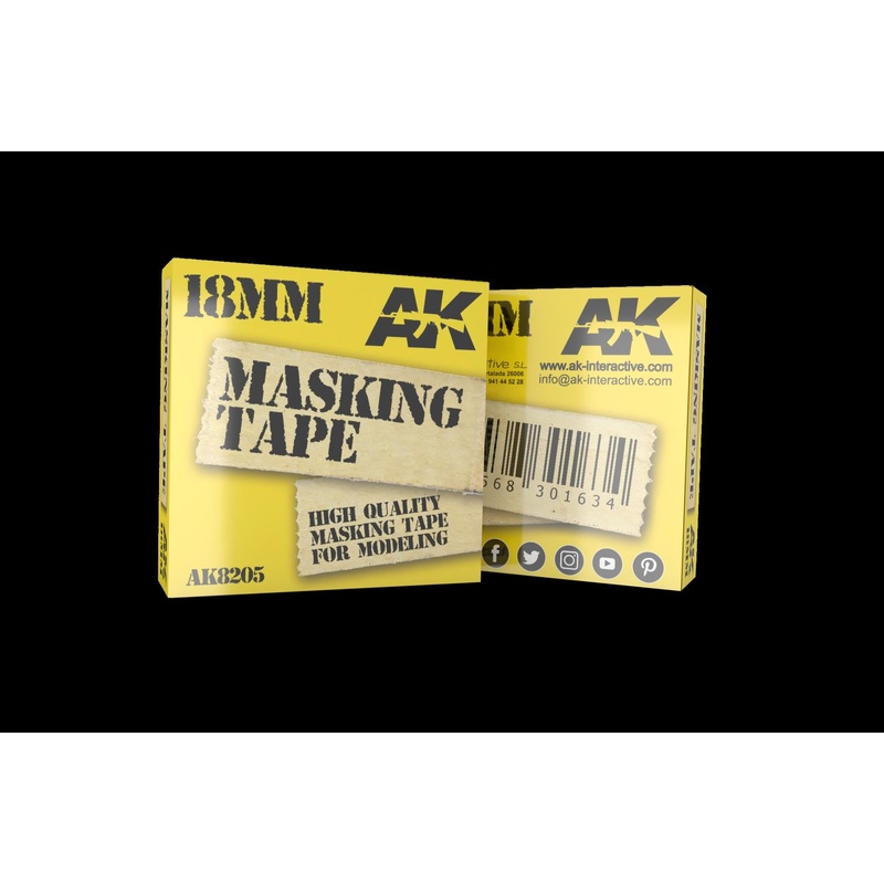 AK Interactive – Masking Tape 18 mm