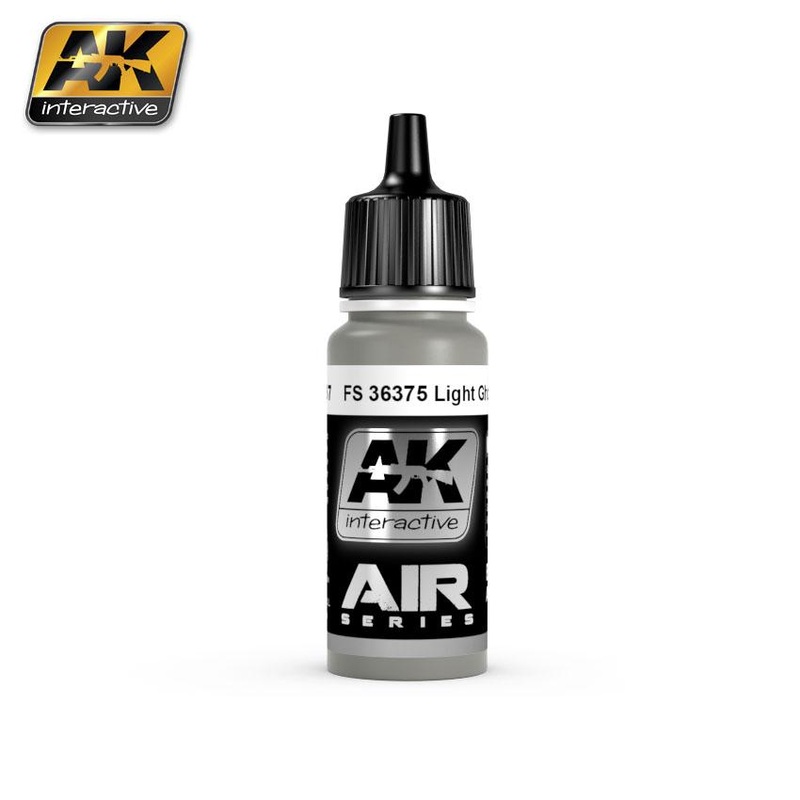 AK ACRYLIC PAINT AIRCRAFT SERIES FS 36375 LIGHT GHOST GREY- 17ml