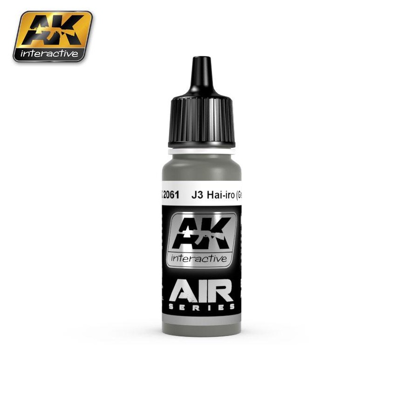 AK ACRYLIC PAINT AIRCRAFT SERIES J3 HAI-IRO (GREY)- 17ml
