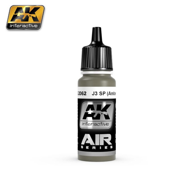 AK ACRYLIC PAINT AIRCRAFT SERIES J3 SP (AMBEER GREY)- 17ml