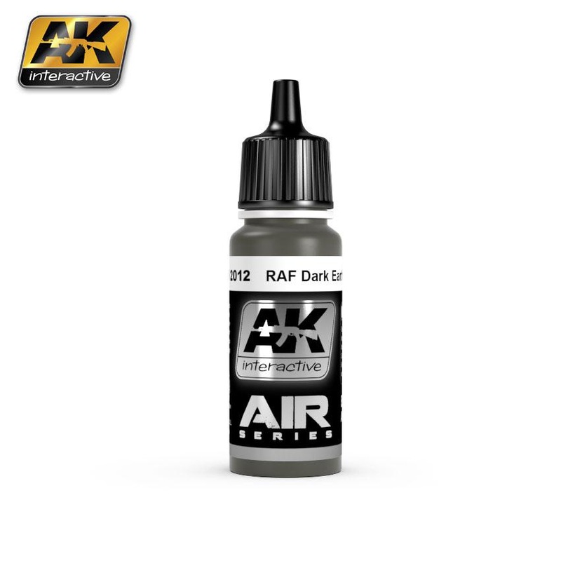 AK ACRYLIC PAINT AIRCRAFT SERIES RAF DARK EARTH- 17ml