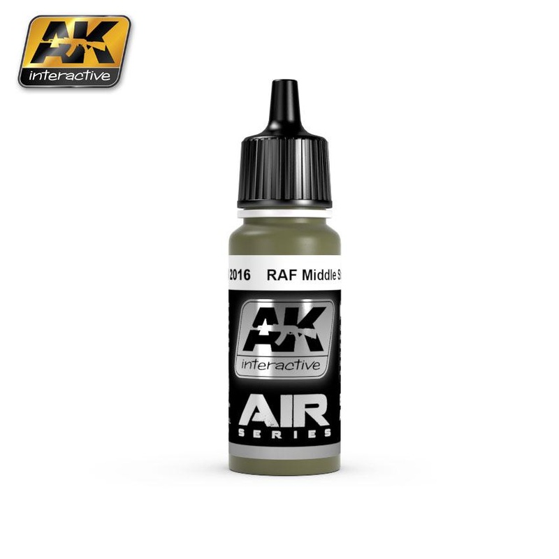 AK ACRYLIC PAINT AIRCRAFT SERIES RAF MIDDLE STONE- 17ml
