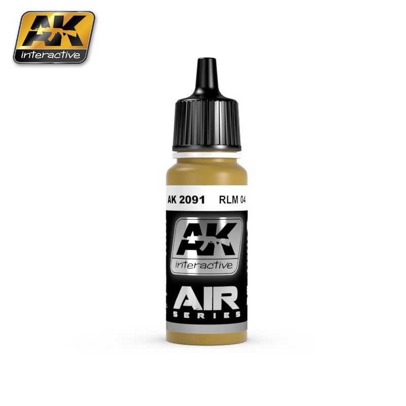 AK ACRYLIC PAINT AIRCRAFT SERIES RLM 04- 17ml