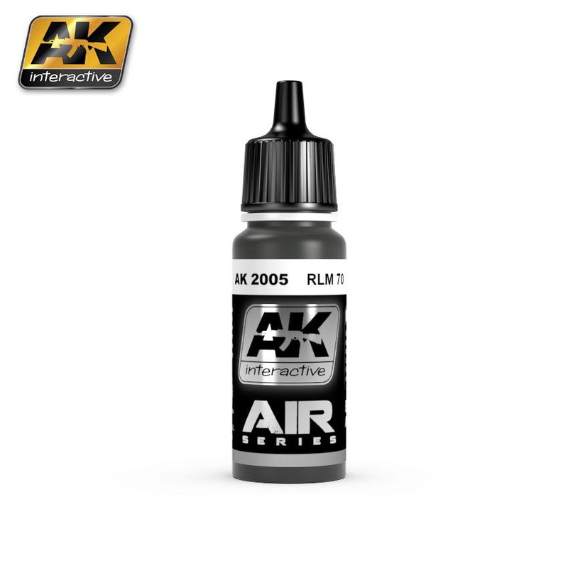 AK ACRYLIC PAINT AIRCRAFT SERIES RLM 70- 17ml