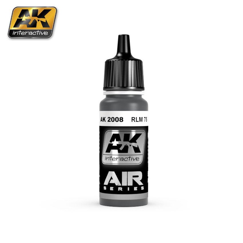 AK ACRYLIC PAINT AIRCRAFT SERIES RLM 75- 17ml