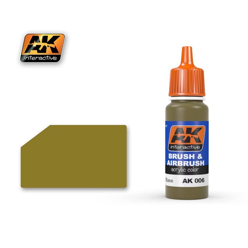 AK ACRYLIC PAINT DUNKELGELB BASE- 17ml