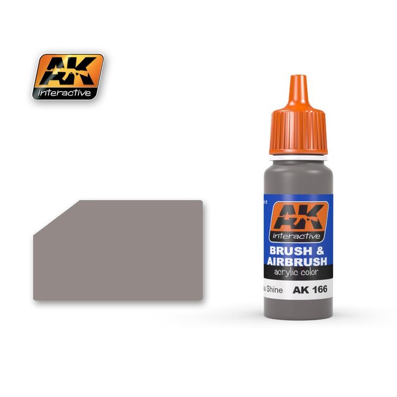 AK ACRYLIC PAINT DUNKELGRAU SHINE- 17ml