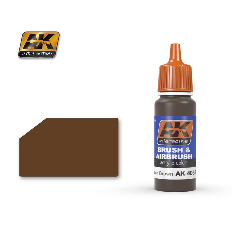 AK ACRYLIC PAINT FRENCH BROWN- 17ml