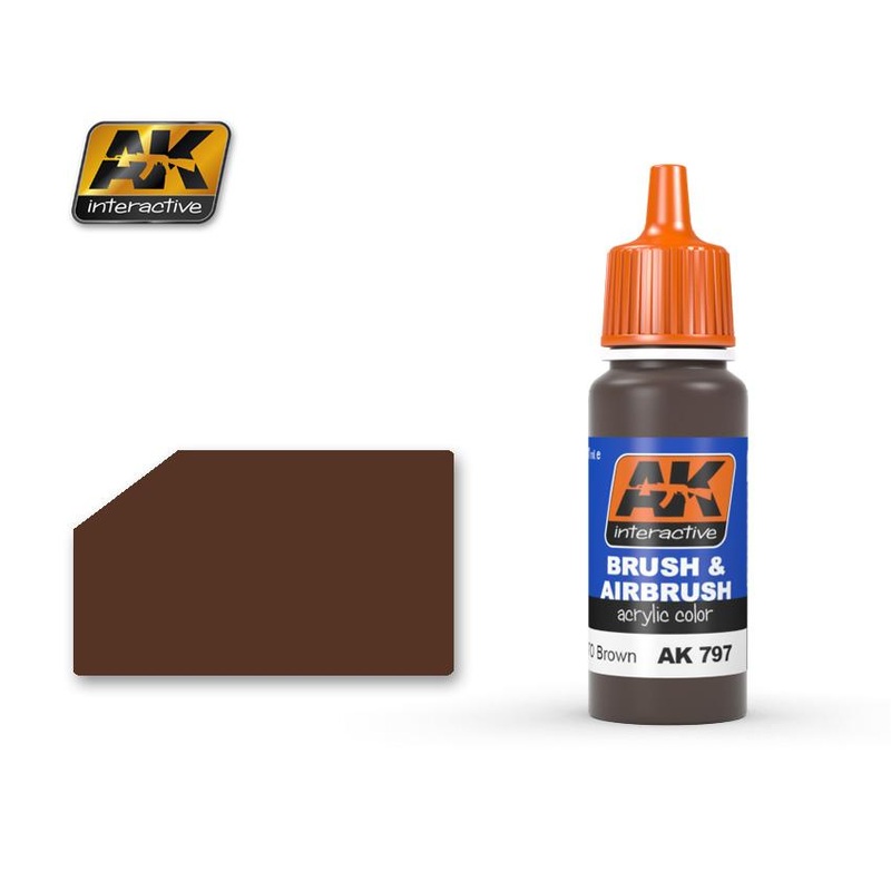 AK ACRYLIC PAINT NATO BROWN- 17ml