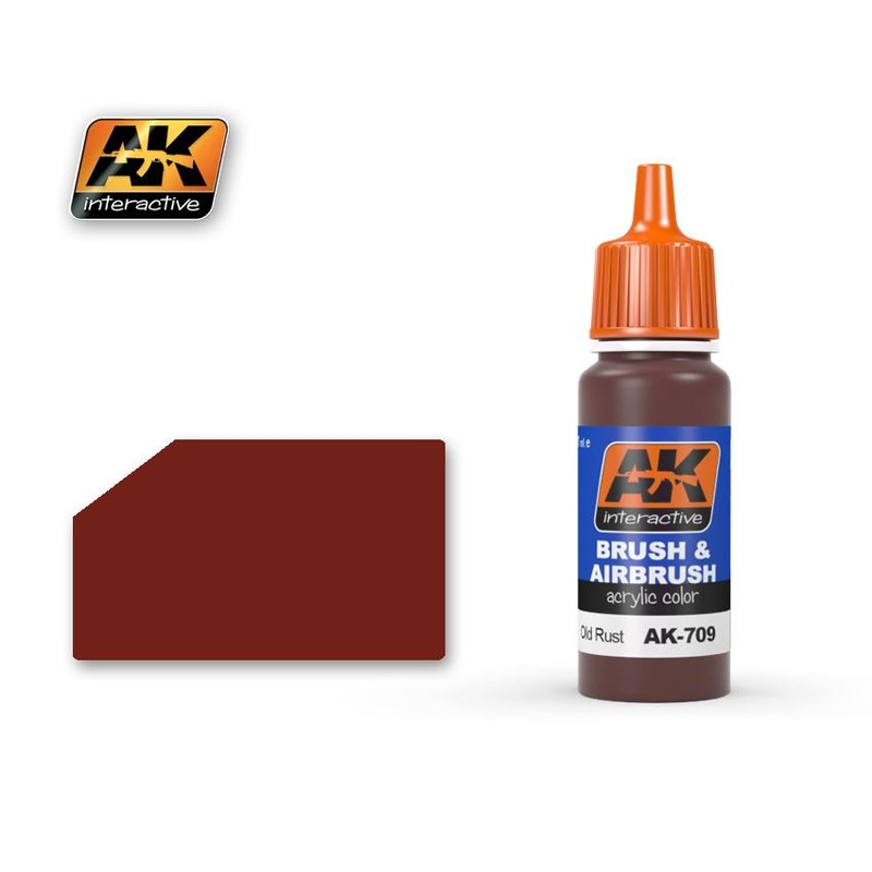 AK ACRYLIC PAINT OLD RUST- 17ml
