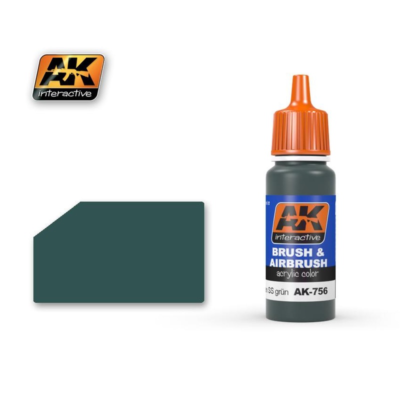 AK ACRYLIC PAINT POLIZEI WAFFEN SS GRN- 17ml