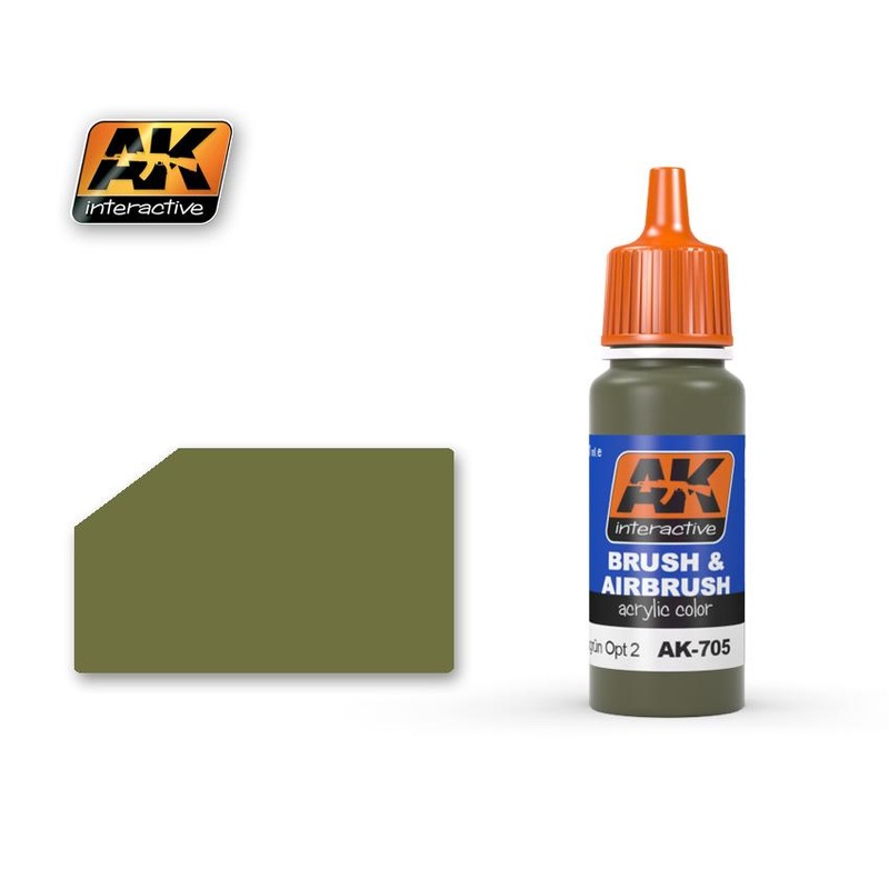 AK ACRYLIC PAINT RAL7008 GRAUGRN OPT 2- 17ml