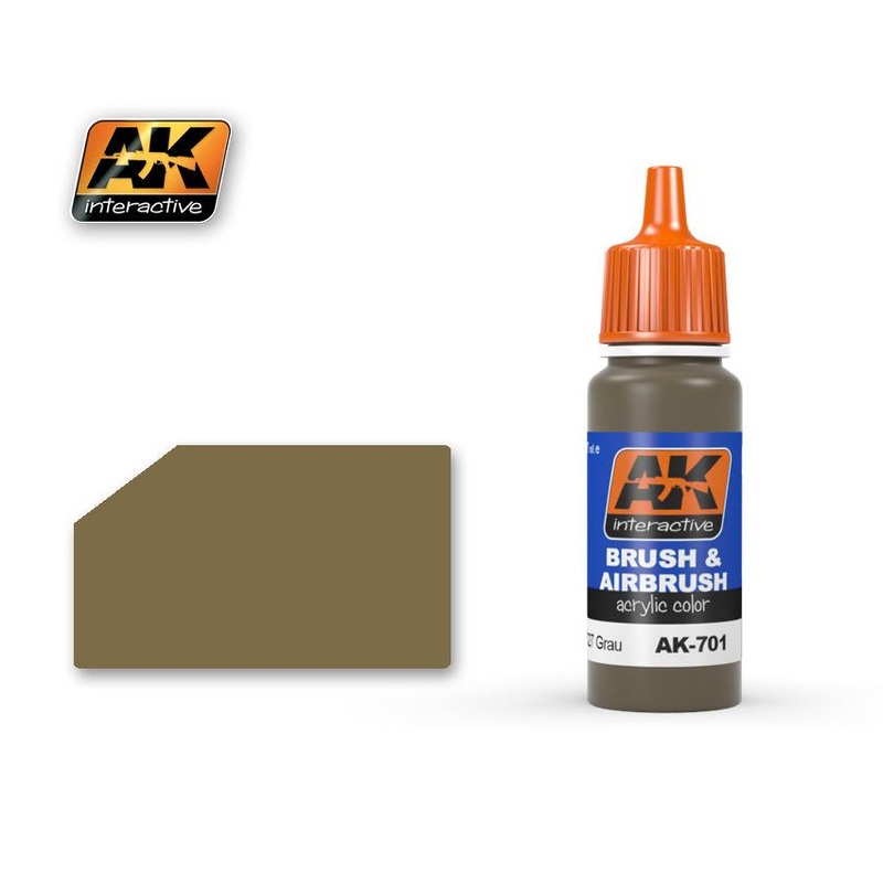 AK ACRYLIC PAINT RAL7027 SANDGRAU- 17ml