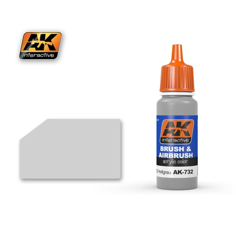 AK ACRYLIC PAINT RAL7038 HELLGRAU- 17ml
