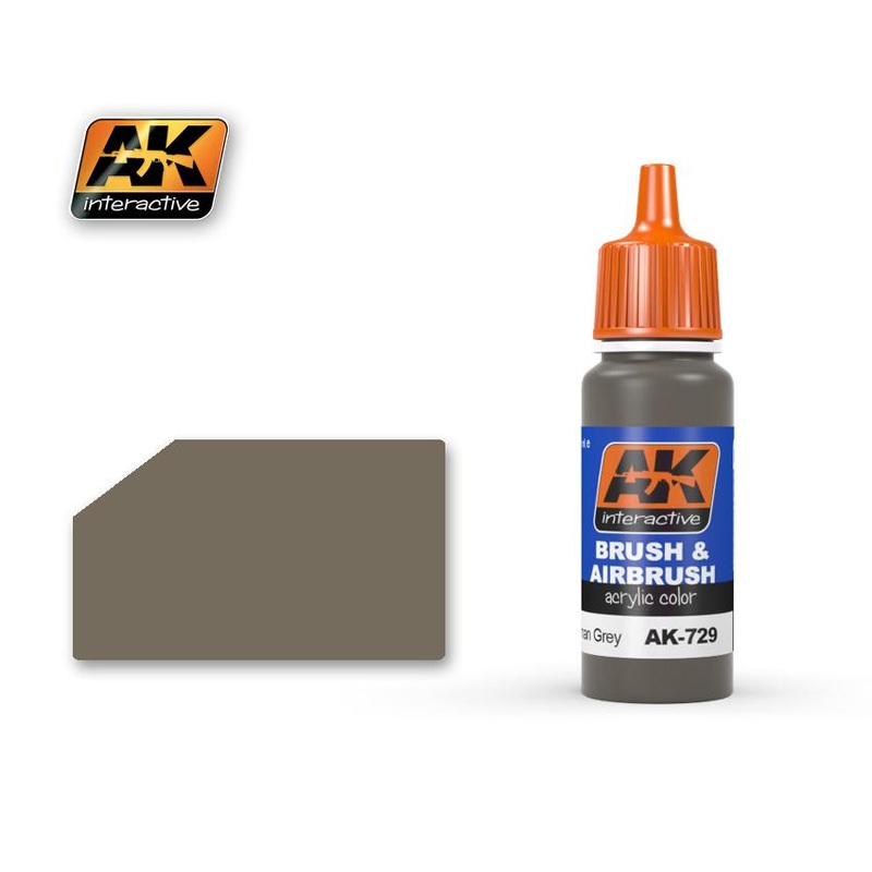 AK ACRYLIC PAINT RAL7050 F7 GERMAN GREY BEIGE- 17ml