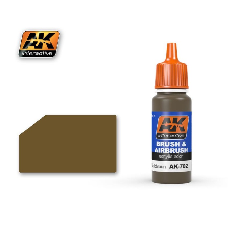 AK ACRYLIC PAINT RAL8000 GELBBRAUN- 17ml