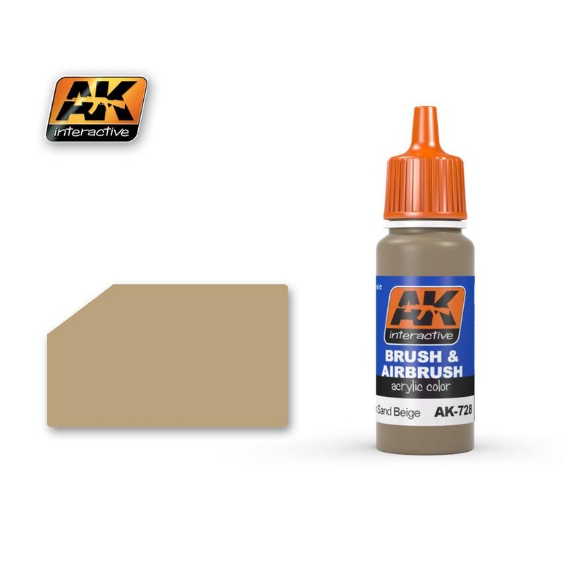 AK ACRYLIC PAINT RAL8031 F9 GERMAN SAND BEIGE- 17ml