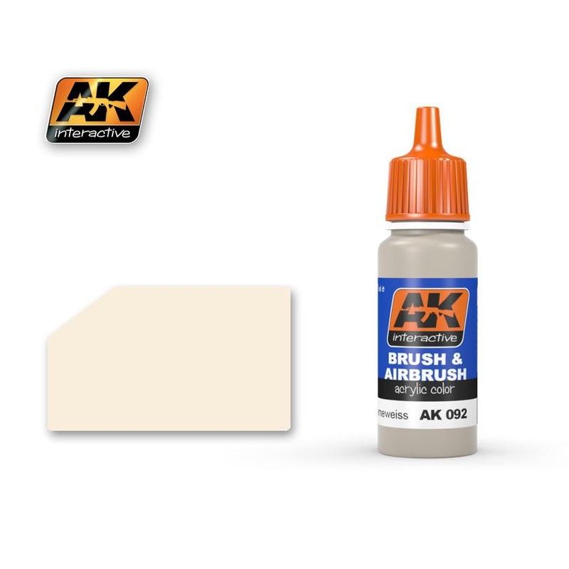 AK ACRYLIC PAINT RAL9001 CREMEWEISS- 17ml