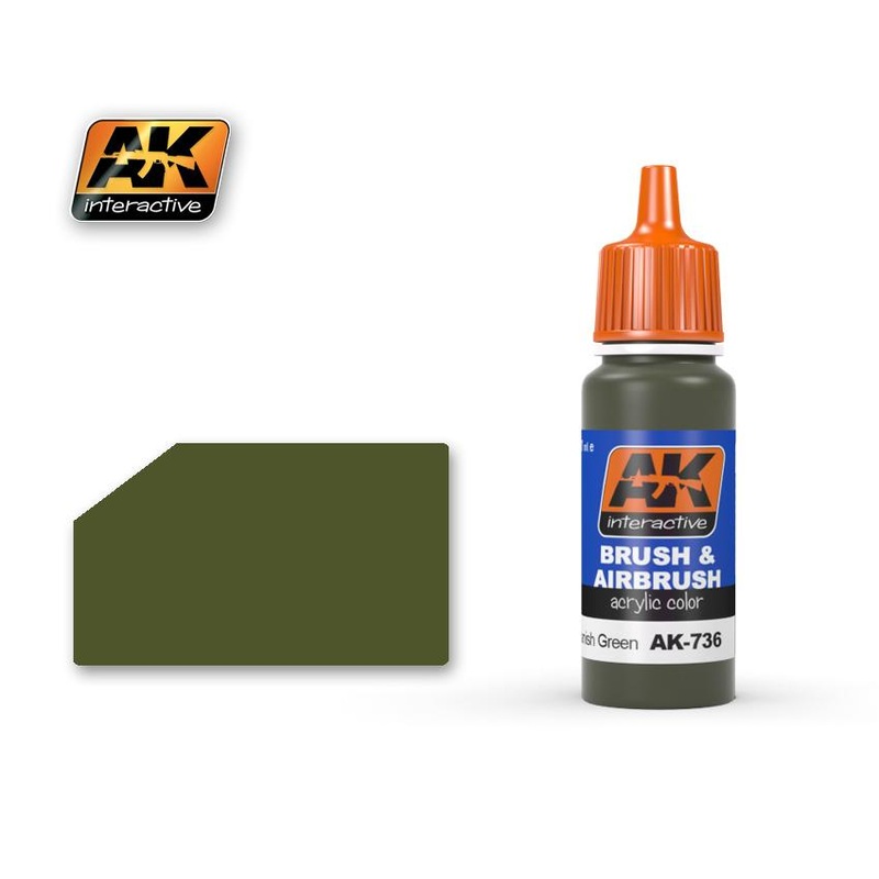 AK ACRYLIC PAINT SPANISH GREEN- 17ml