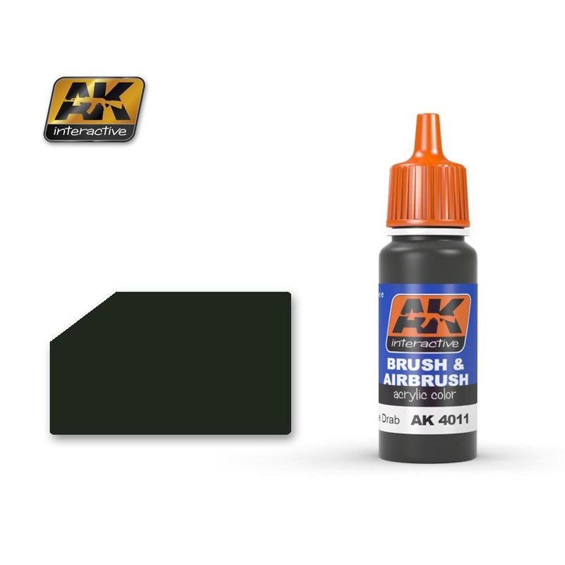 AK ACRYLIC PAINT US ARMY OLIVE DRAB- 17ml