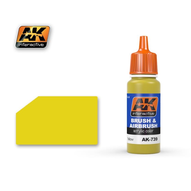 AK ACRYLIC PAINT YELLOW- 17ml