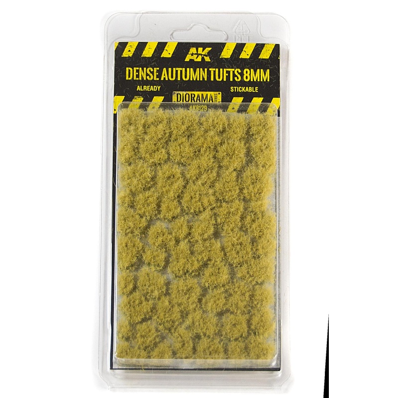 AK Interactive – DENSE AUTUMN TUFTS 8mm