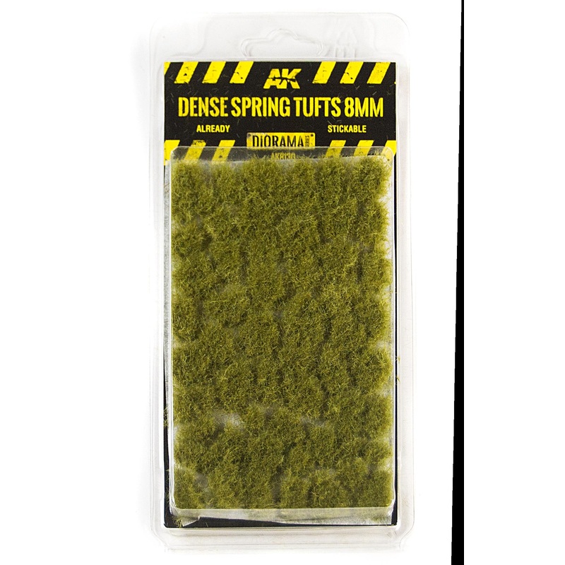 AK Interactive – DENSE SPRING TUFTS 8mm