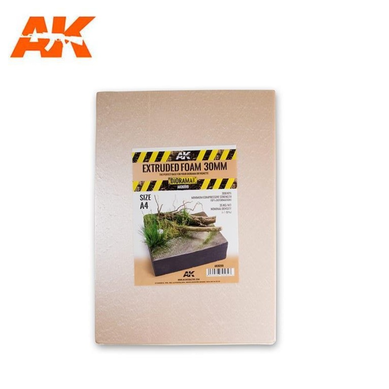 AK Interactive – EXTRUDED FOAM 30MM SIZE A4