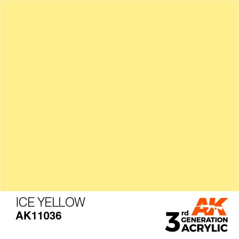 AK Interactive Gen 3 – Ice Yellow 17ml