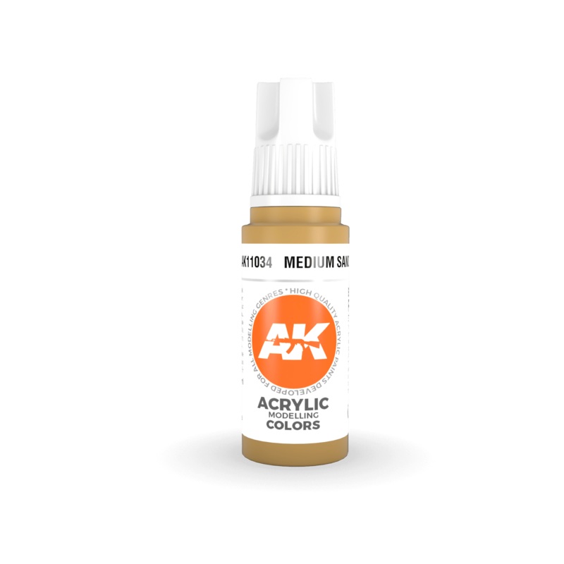 AK Interactive Gen 3 – Medium Sand 17ml
