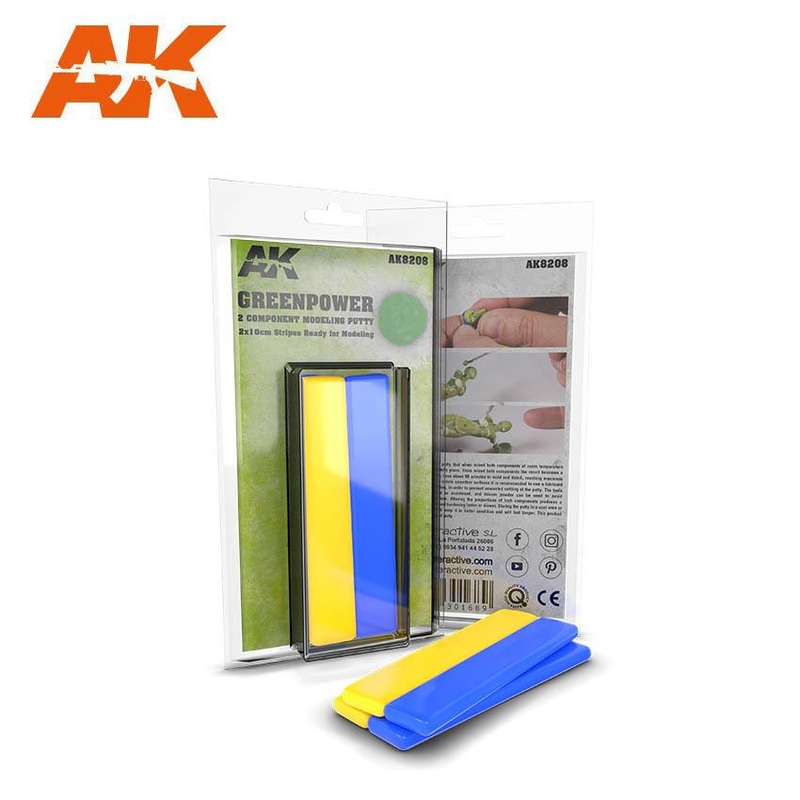 AK Interactive – GREENPOWER 2 COMPONENT MODELING PUTTY