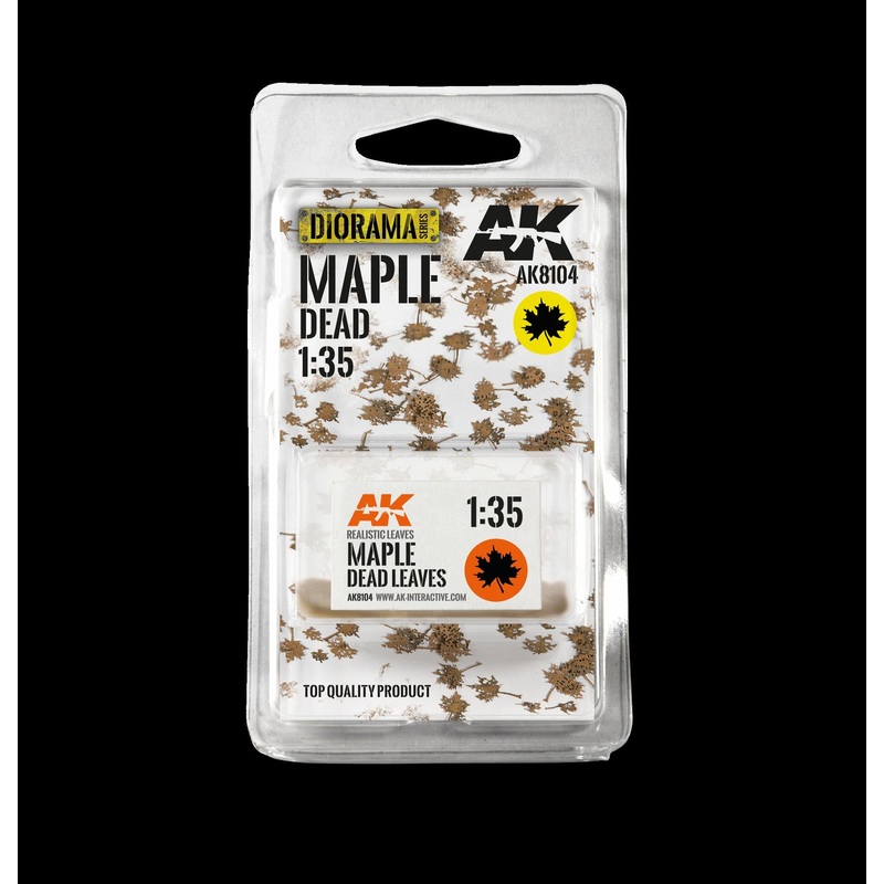 AK Interactive – MAPLE DEAD LEAVES 1:35 scale laser cut leaves