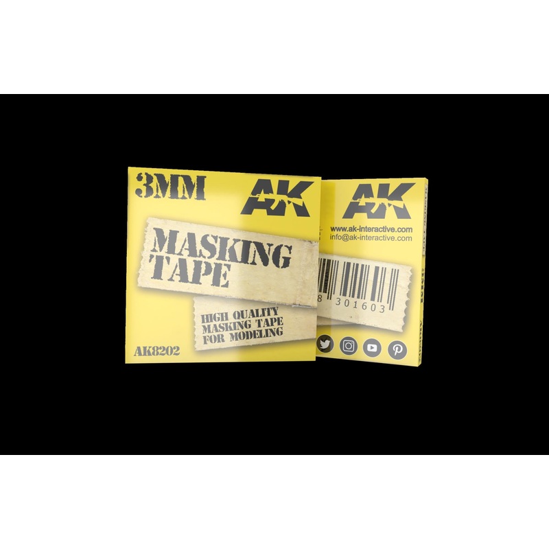 AK Interactive – Masking Tape 3 mm