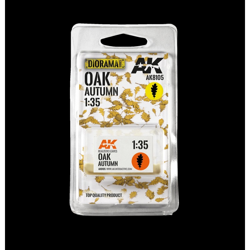 AK Interactive – OAK- AUTUMN 1:35  scale laser cut leaves