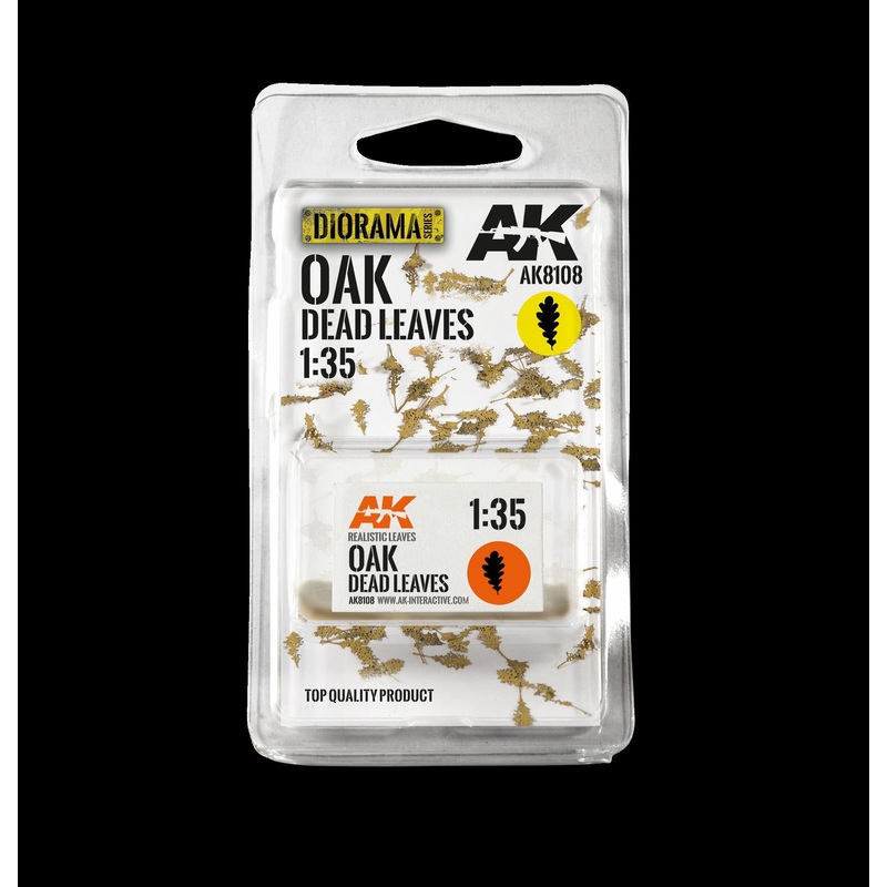 AK Interactive – OAK DEAD LEAVES 1:35 scale laser cut leaves