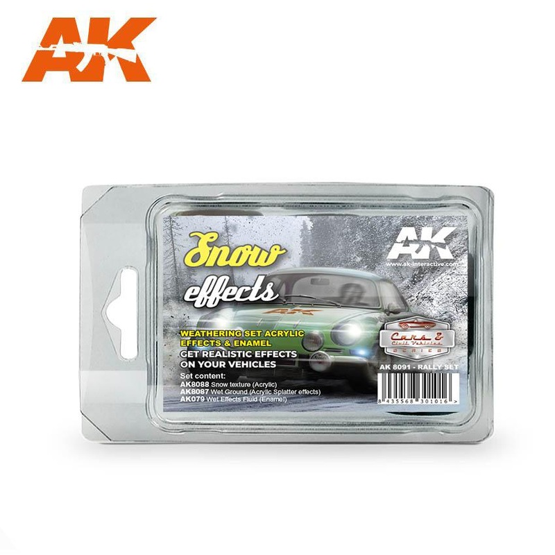 AK Interactive – SNOW EFFECTS (RALLY SET)