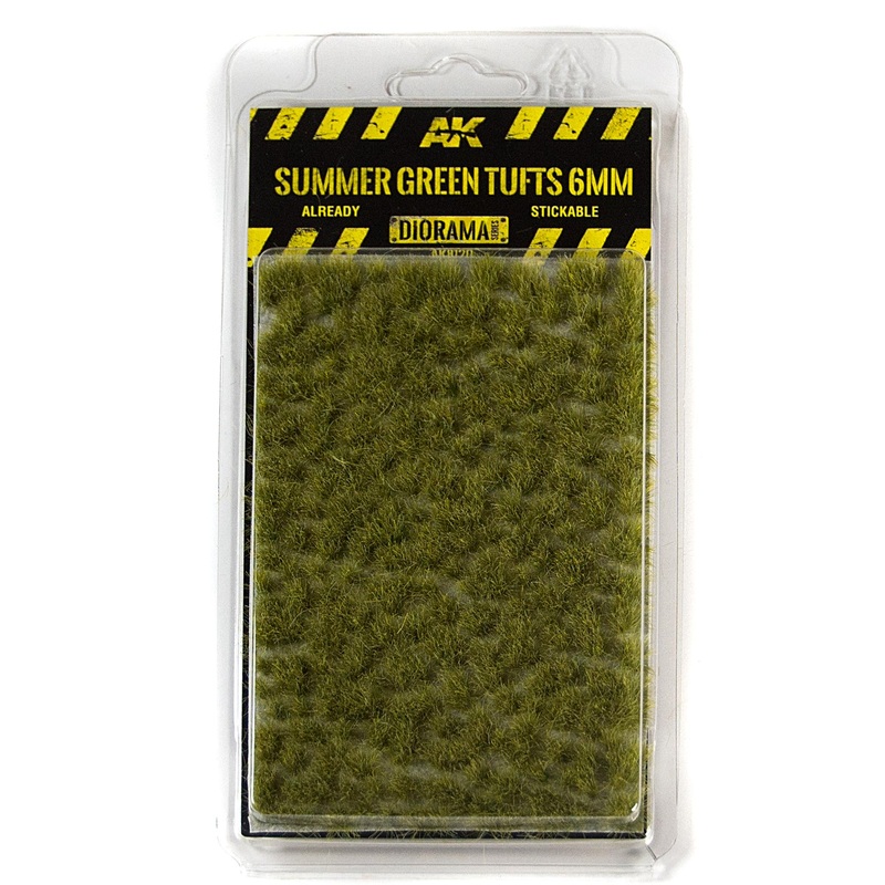 AK Interactive – SUMMER GREEN TUFTS 2mm