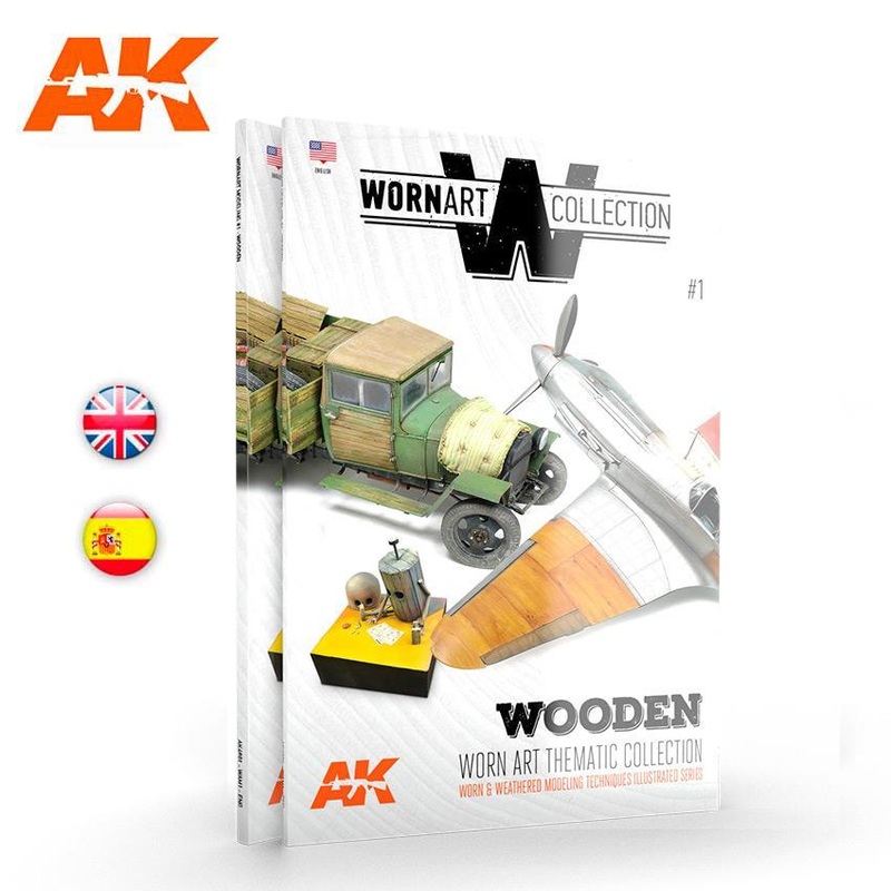 AK Interactive Book – WORN ART COLLECTION 01 WOODEN