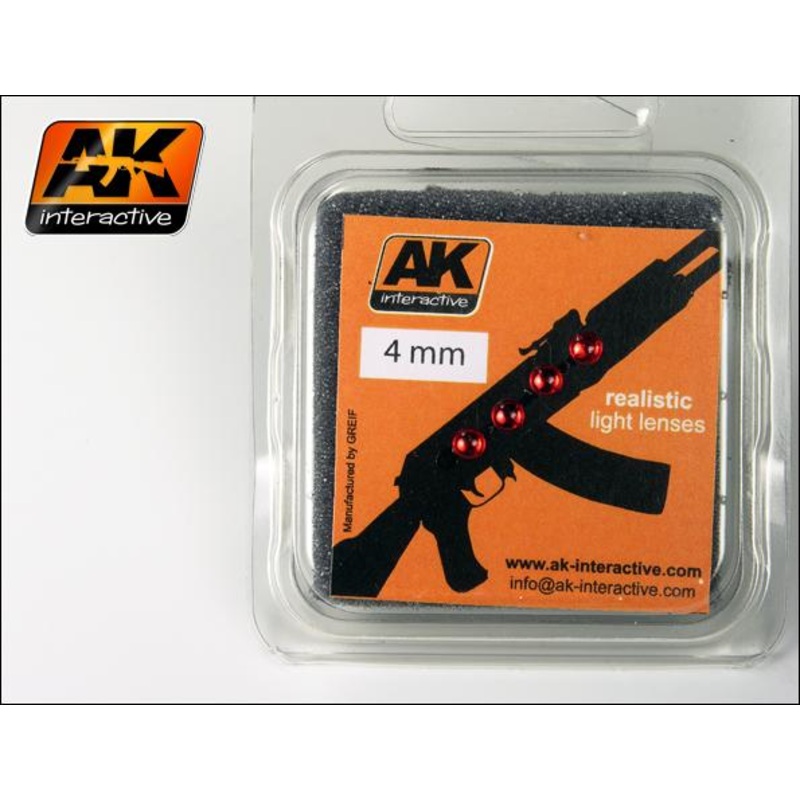 AK INTERACTIVE LIGHT LENSES RED 4mm