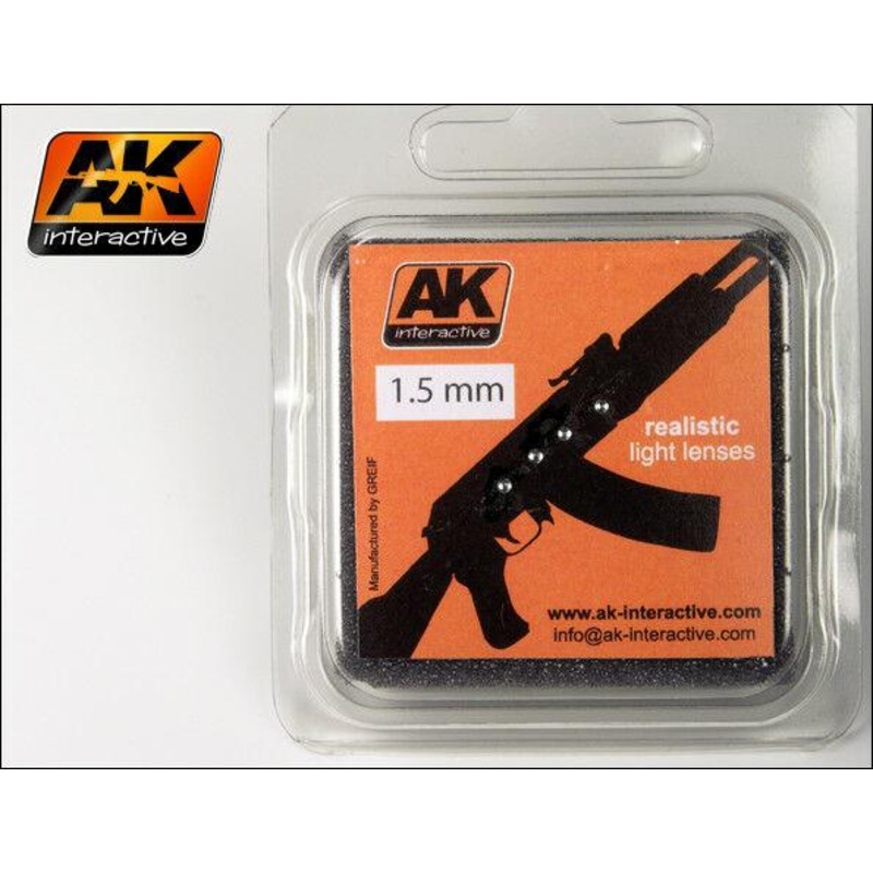 AK INTERACTIVE LIGHT LENSES WHITE 1,5mm