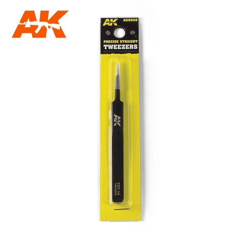 AK Interactive Precise Straight Tweezers
