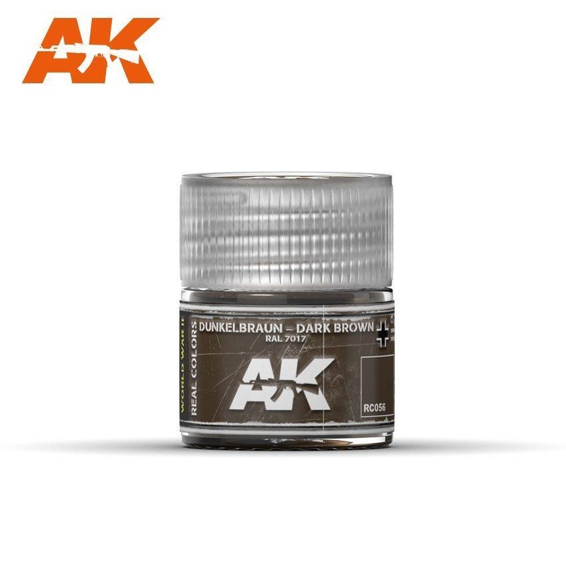 AK Real Color – Dunkelbraun-Dark Brown RAL 7017  10ml