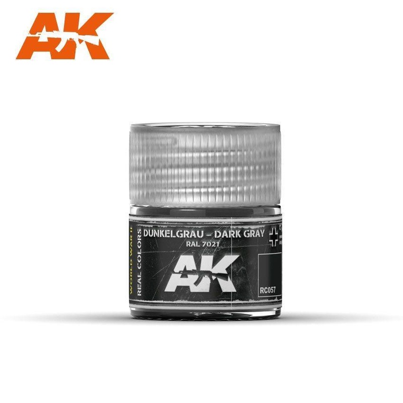 AK Real Color – Dunkelgrau-Dark Gray RAL 7021 10ml