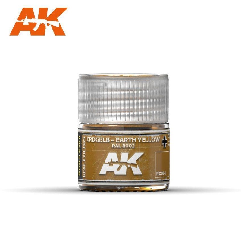 AK Real Color – Erdgelb-Earth Yellow RAL 8002  10ml